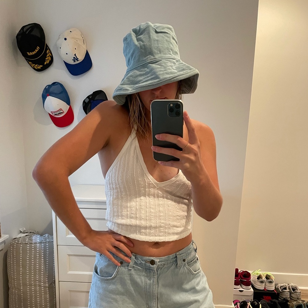 Hat Attack Light Denim bucket sun hat - Picture 6 of 7